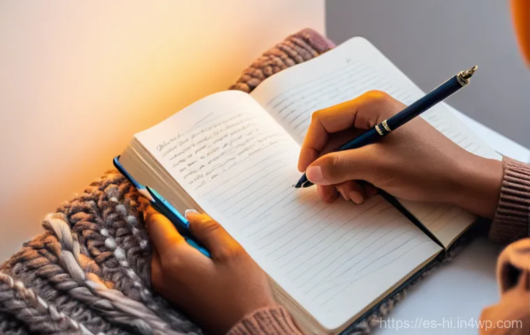 수면의 질을 높이는 올바른 시간 관리 - **Tranquil Bedroom Sanctuary:** An inviting and tech-free bedroom, softly lit by a warm bedside lamp...