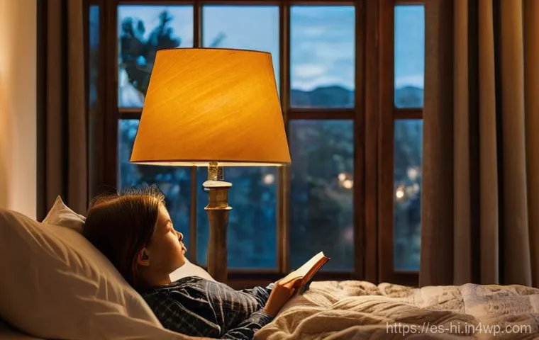 수면 환경 최적화에 대한 최신 연구 - **Prompt:** "A cozy and inviting bedroom at night, bathed in a soft, warm glow from a bedside lamp. ...